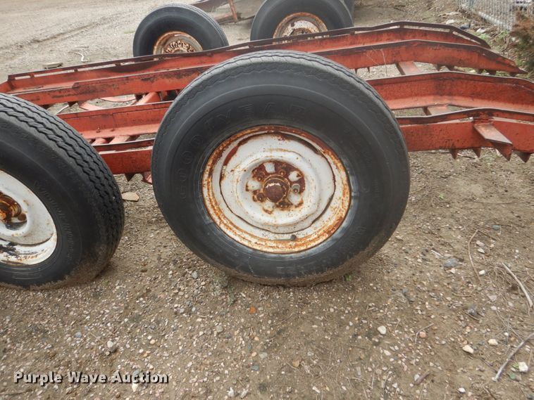 image for item FU9589 1986 shop built utility trailer