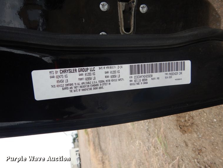 image for item FU9603 2014 Dodge Charger Police