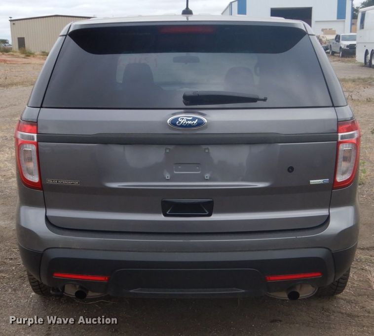 image for item FU9611 2015 Ford Explorer Police Interceptor SUV