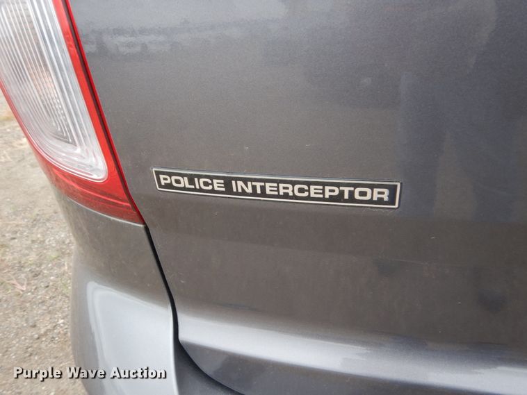 image for item FU9611 2015 Ford Explorer Police Interceptor SUV