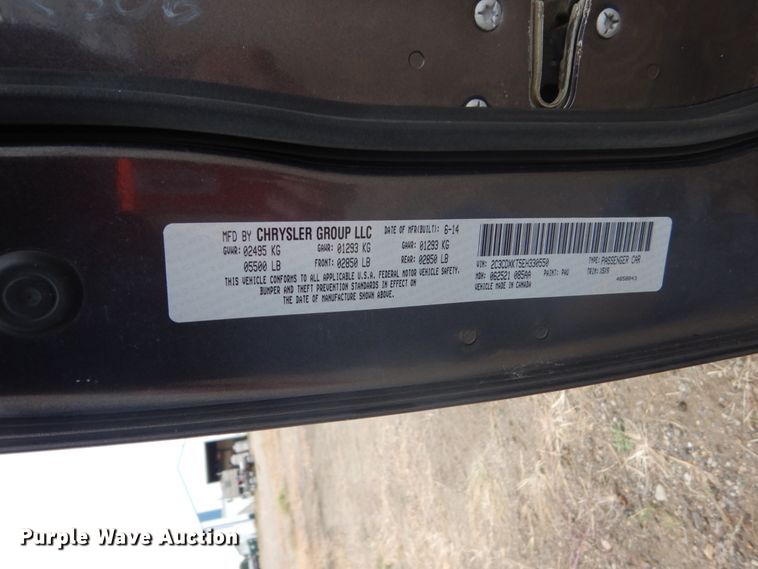 image for item FU9614 2014 Dodge Charger Police