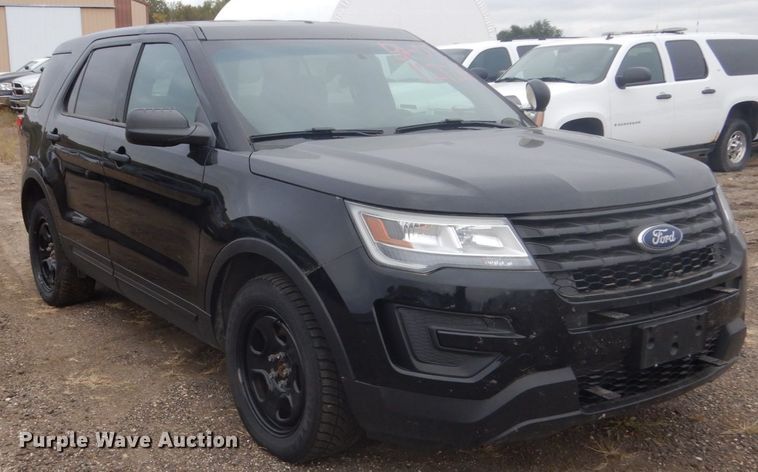 image for item FU9623 2016 Ford Explorer Police Interceptor SUV