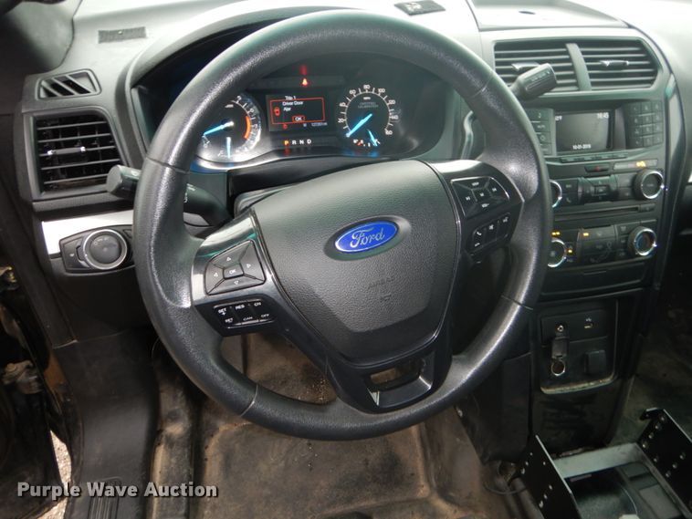 image for item FU9623 2016 Ford Explorer Police Interceptor SUV