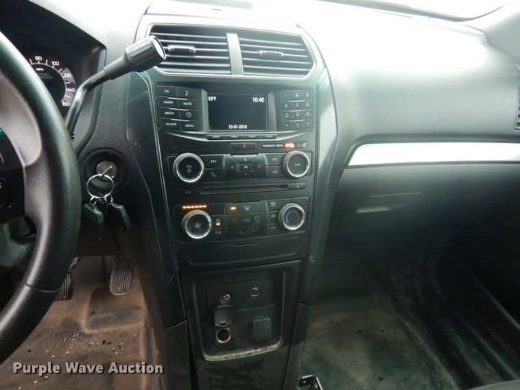 image for item FU9623 2016 Ford Explorer Police Interceptor SUV