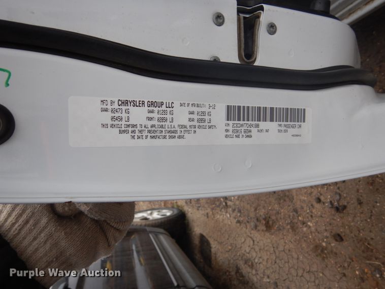 image for item FU9627 2012 Dodge Charger Police