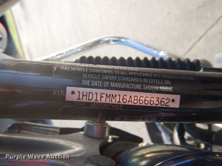 image for item GC9584 2010 Harley Davidson Electra Glide motorcycle