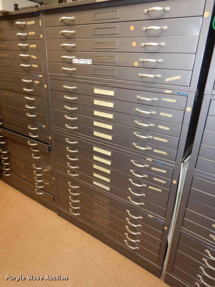 image for item GJ9896 (10) five drawer cabinets