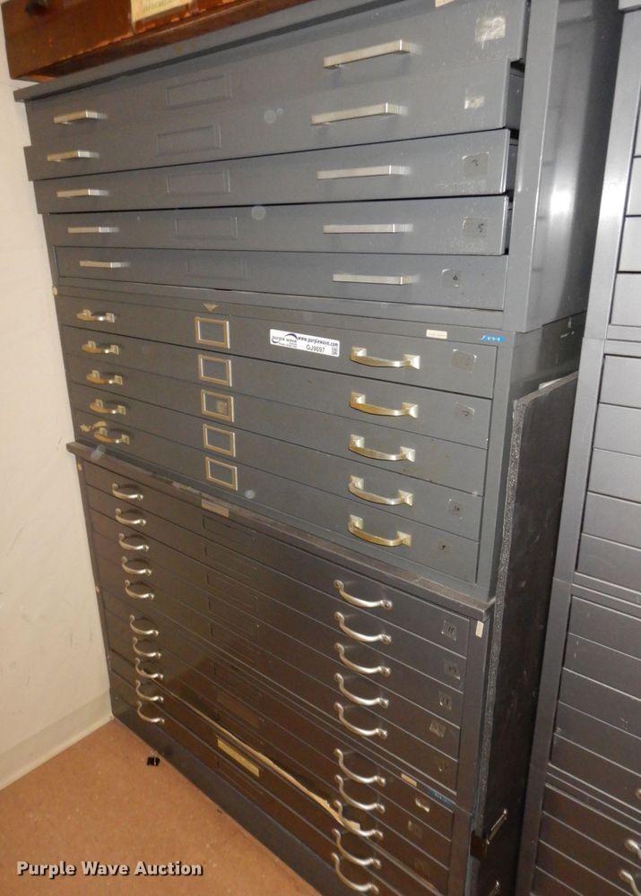 image for item GJ9897 (10) five drawer cabinets