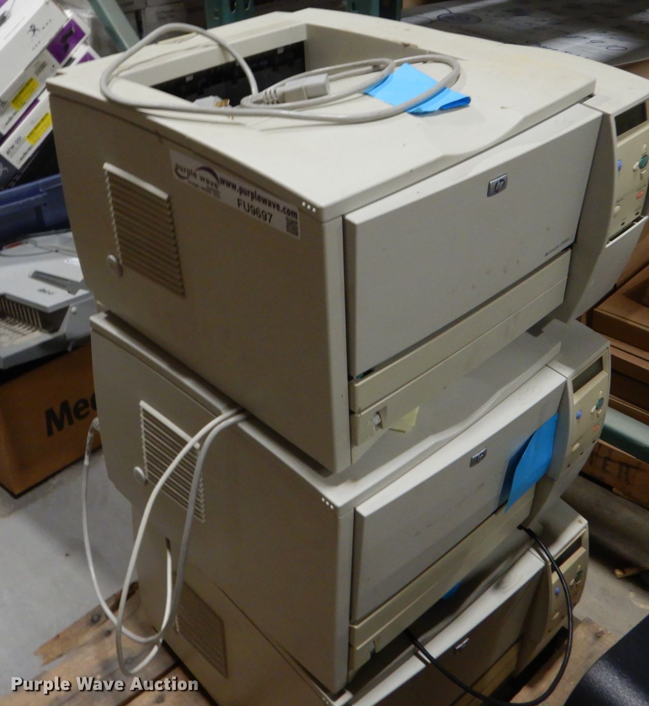 (3) printers in Des Moines, IA Item FU9697 sold Purple Wave