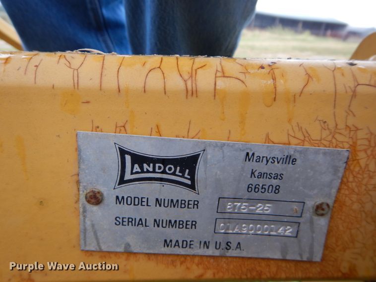 image for item DH2583 Landoll Tilloll 875-25 mulch finisher