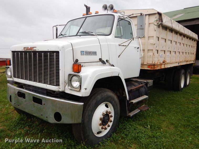 image for item DH2584 1988 GMC Brigadier grain truck