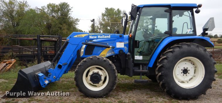 image for item DH2601 2008 New Holland T5060 MFWD tractor