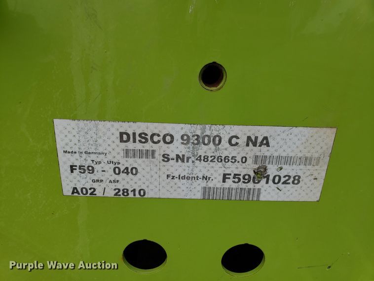 image for item DH2882 (3) Claas Disco triple disc mower