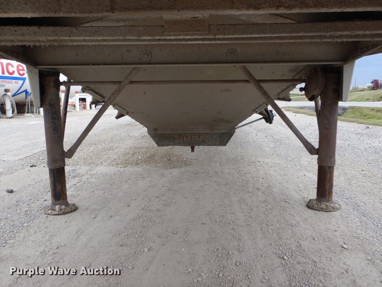 image for item DH6219 1999 Timpte Super Hopper double hopper bottom grain trailer