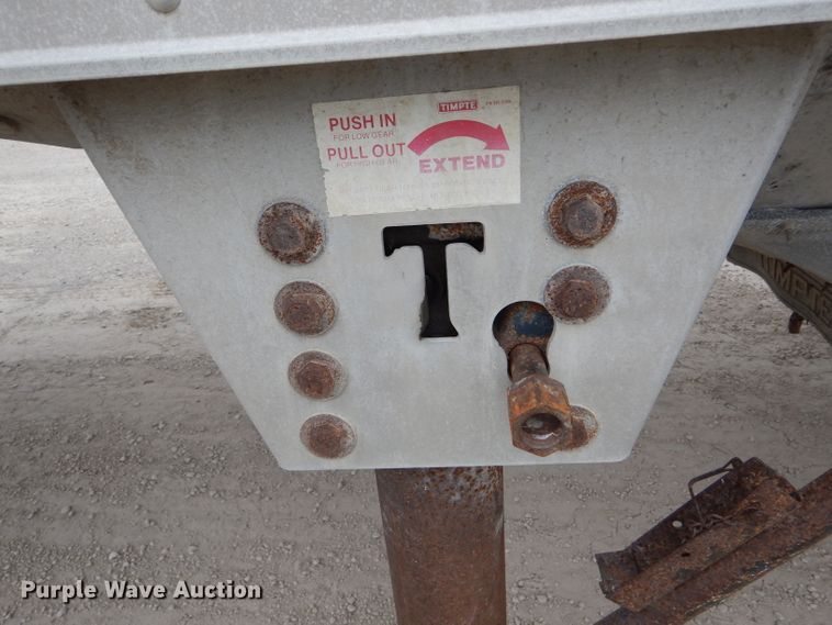 image for item DH6219 1999 Timpte Super Hopper double hopper bottom grain trailer