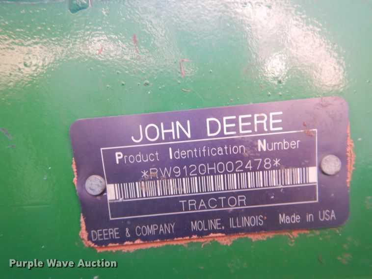 image for item DI2350 2002 John Deere 9120 4WD tractor