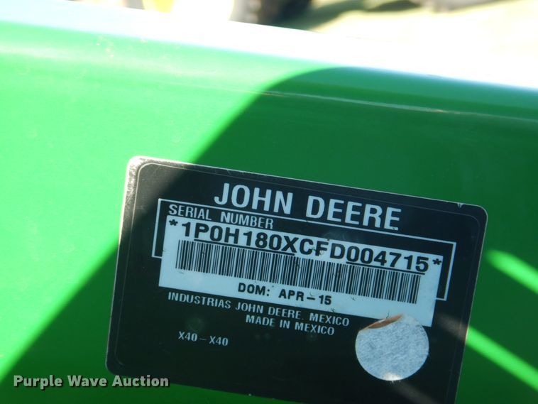 image for item DI2351 2018 John Deere 4066R MFWD tractor