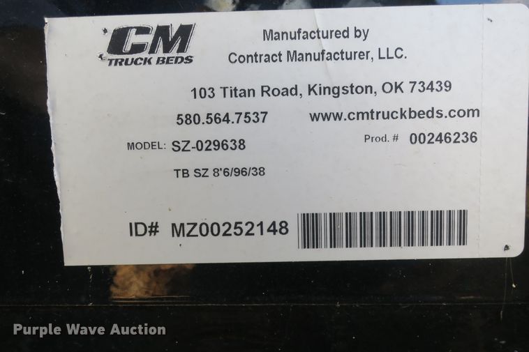 image for item EA9412 CM SZ029638 hydraulic bale bed