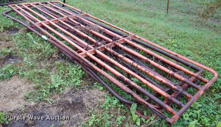 image for item GJ9850 Approximately 55 livestock panels and gates