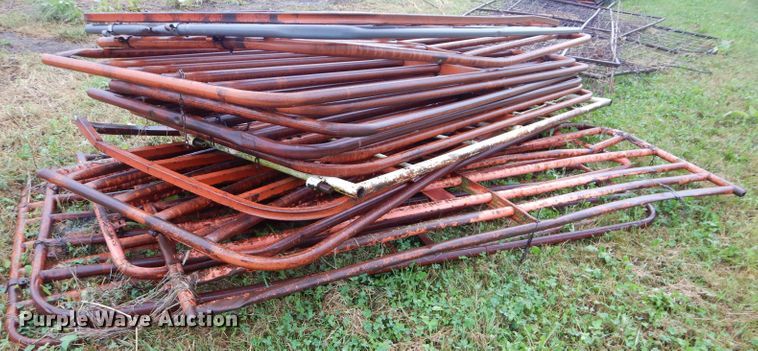 image for item GJ9850 Approximately 55 livestock panels and gates