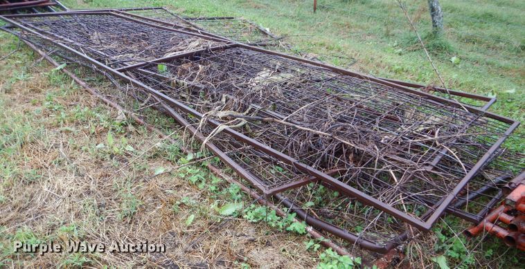 image for item GJ9850 Approximately 55 livestock panels and gates