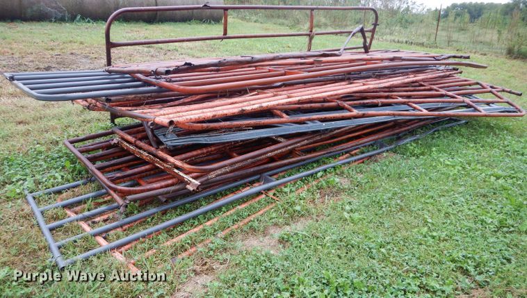 image for item GJ9850 Approximately 55 livestock panels and gates