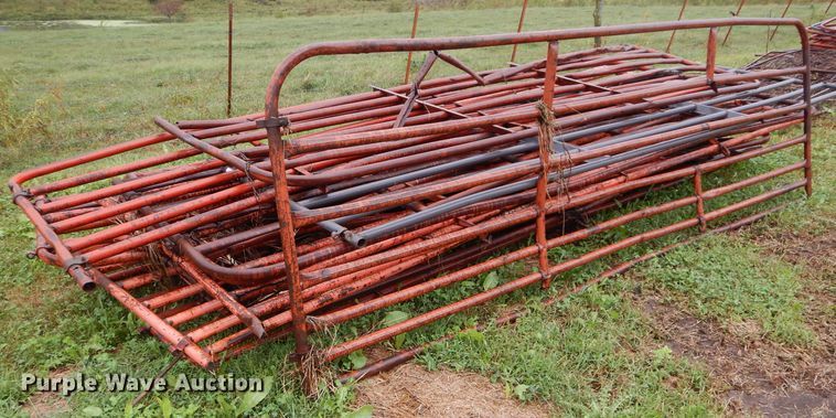 image for item GJ9850 Approximately 55 livestock panels and gates