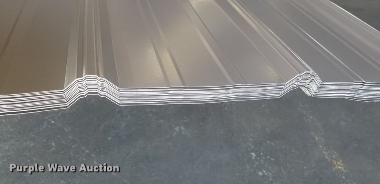 image for item H1123 (58) sheets of ag panel metal roofing/siding