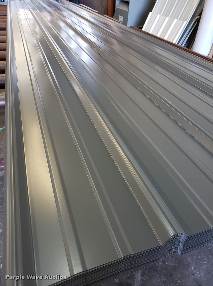 image for item H1125 (50) sheets of ag panel metal roofing/siding