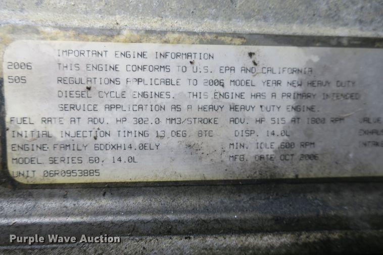 image for item DB10180 2007 Sterling A-Line semi truck