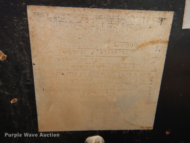 image for item DD4466 2007 Fontaine Magnitude 55L lowboy equipment trailer