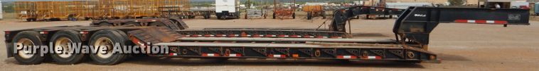 image for item DD4468 2001 Witzco Challenger RG-50 lowboy equipment trailer