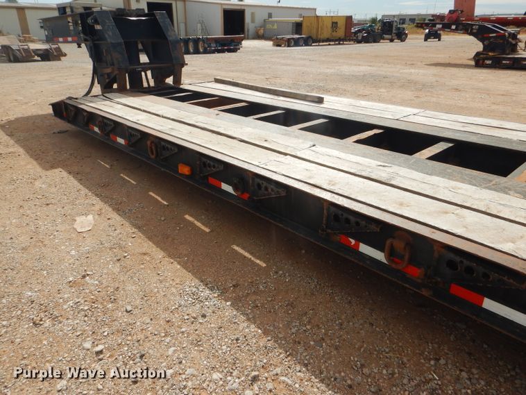 image for item DD4468 2001 Witzco Challenger RG-50 lowboy equipment trailer