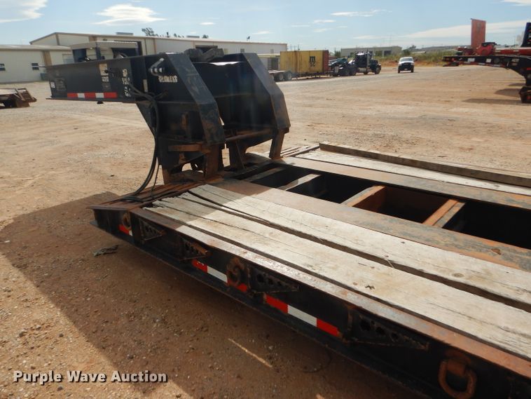 image for item DD4468 2001 Witzco Challenger RG-50 lowboy equipment trailer