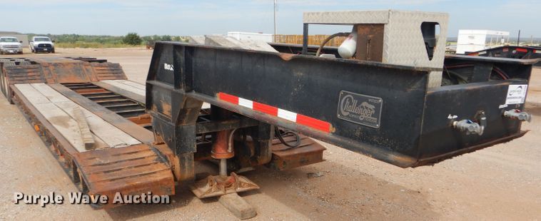 image for item DD4468 2001 Witzco Challenger RG-50 lowboy equipment trailer