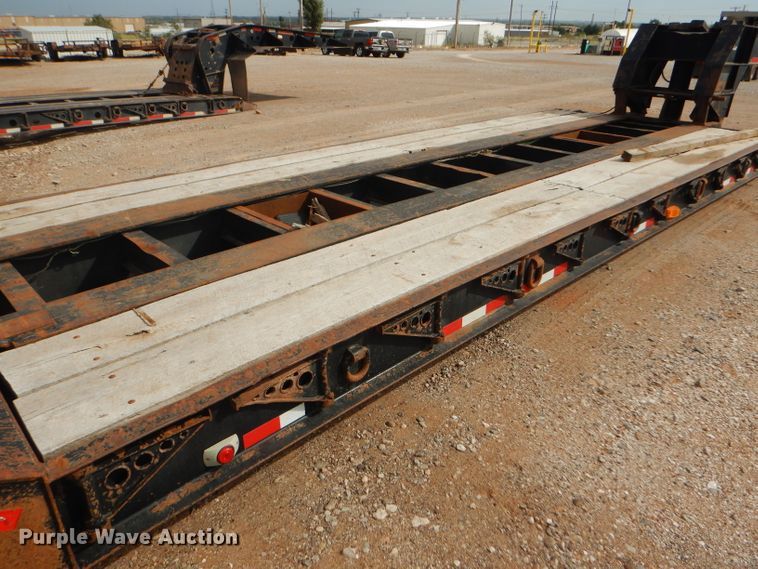 image for item DD4468 2001 Witzco Challenger RG-50 lowboy equipment trailer