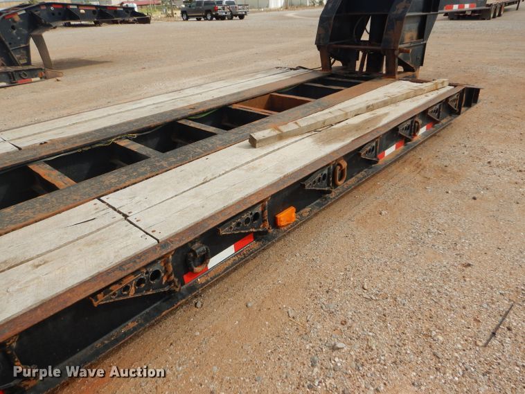 image for item DD4468 2001 Witzco Challenger RG-50 lowboy equipment trailer