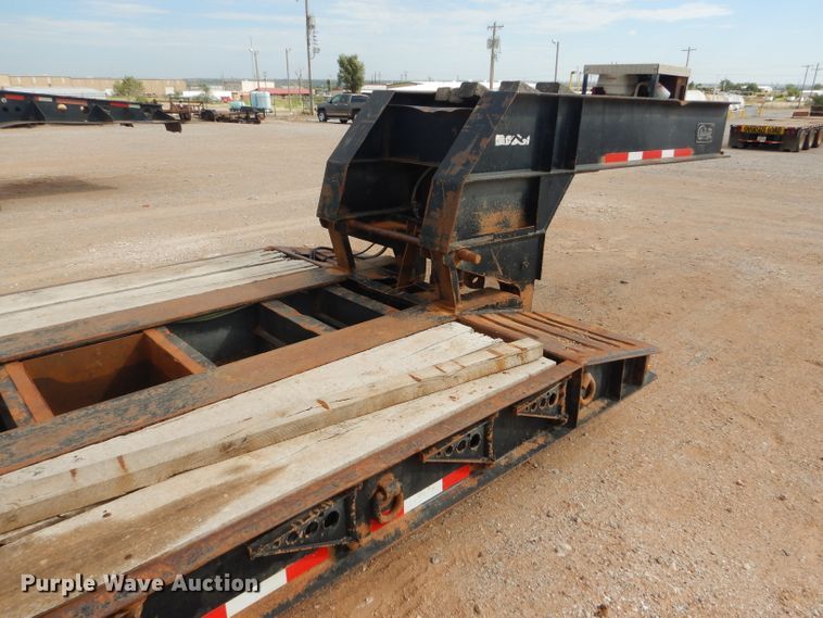 image for item DD4468 2001 Witzco Challenger RG-50 lowboy equipment trailer