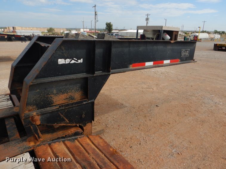 image for item DD4468 2001 Witzco Challenger RG-50 lowboy equipment trailer