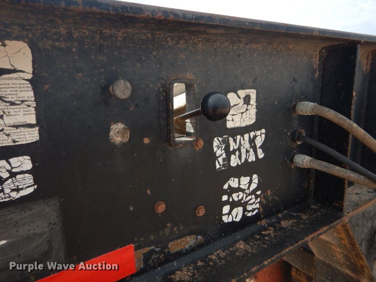 image for item DD4468 2001 Witzco Challenger RG-50 lowboy equipment trailer