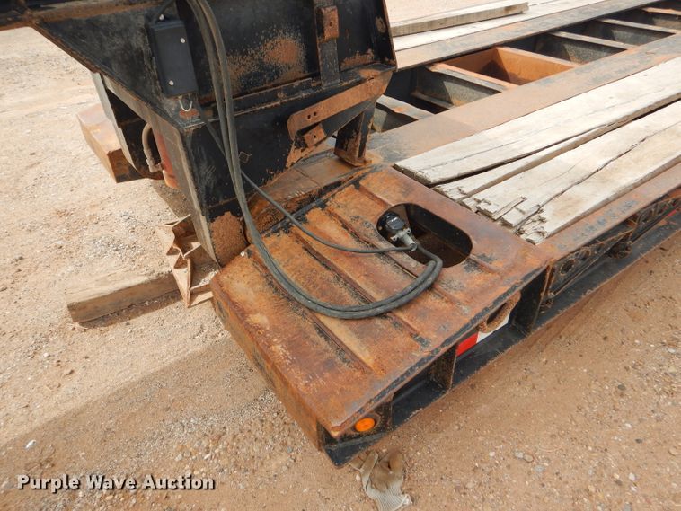 image for item DD4468 2001 Witzco Challenger RG-50 lowboy equipment trailer