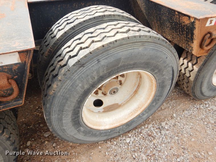 image for item DD4468 2001 Witzco Challenger RG-50 lowboy equipment trailer