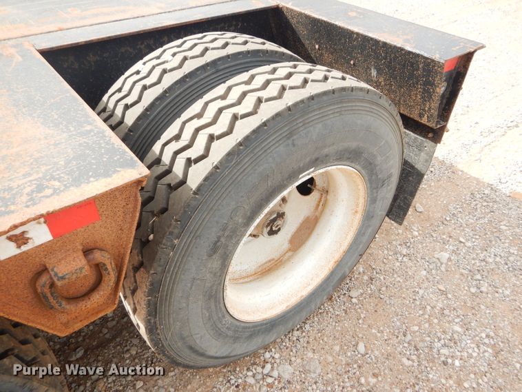 image for item DD4468 2001 Witzco Challenger RG-50 lowboy equipment trailer