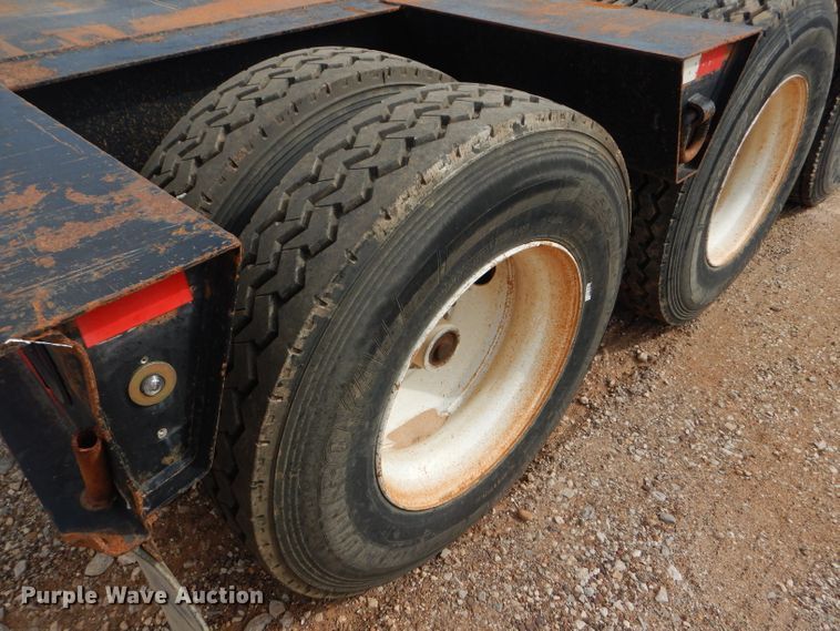 image for item DD4468 2001 Witzco Challenger RG-50 lowboy equipment trailer