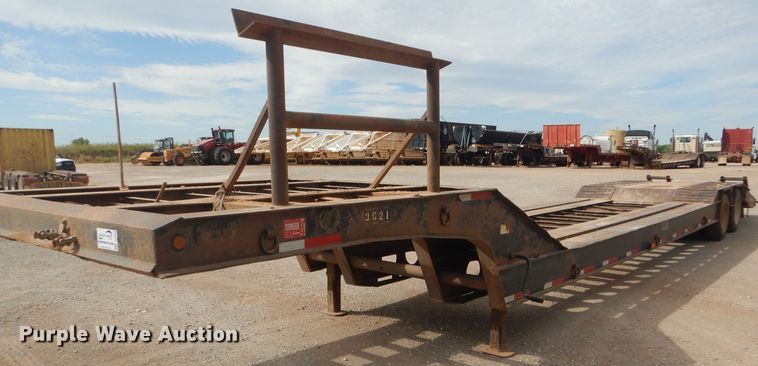 image for item DD4469 1999 Olvedi drop deck equipment trailer