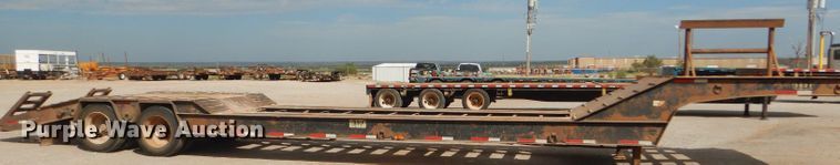 image for item DD4469 1999 Olvedi drop deck equipment trailer