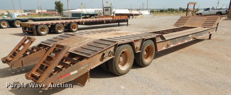 image for item DD4469 1999 Olvedi drop deck equipment trailer