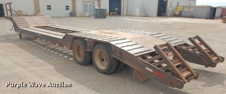 image for item DD4469 1999 Olvedi drop deck equipment trailer