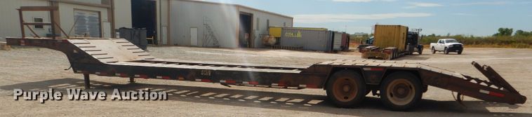 image for item DD4469 1999 Olvedi drop deck equipment trailer