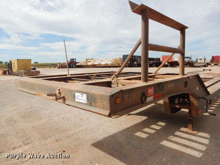 image for item DD4469 1999 Olvedi drop deck equipment trailer